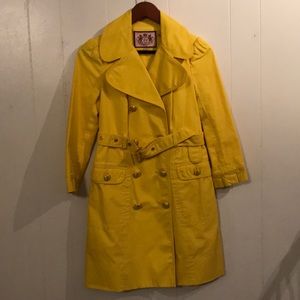 Bright Yellow Trench Coat